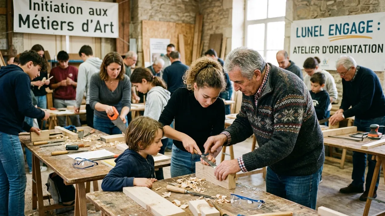 Atelier d'orientation pratique et découverte des métiers manuels